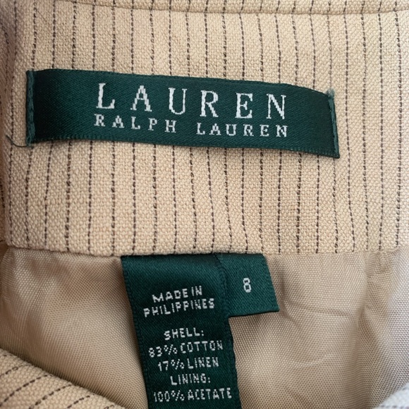 Ralph Lauren Tailored Blazer. Natural fiber - cotton and linen - Picture 7 of 7
